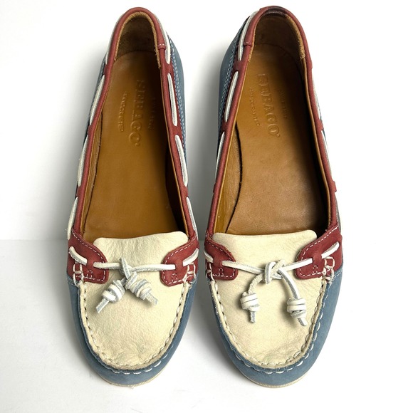 Sebago Boat Shoes Leather Loafers Slip On Casual Blue Red Women's Size
7.5‎ - Picture 4 of 7